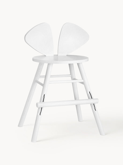 Kids Oak Wood High Chair Mouse Junior