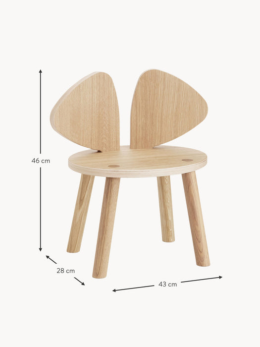 Kids Wooden Chair Mouse