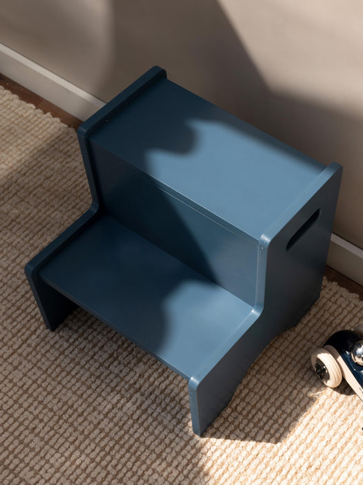 Wooden Step Stool Graffiti