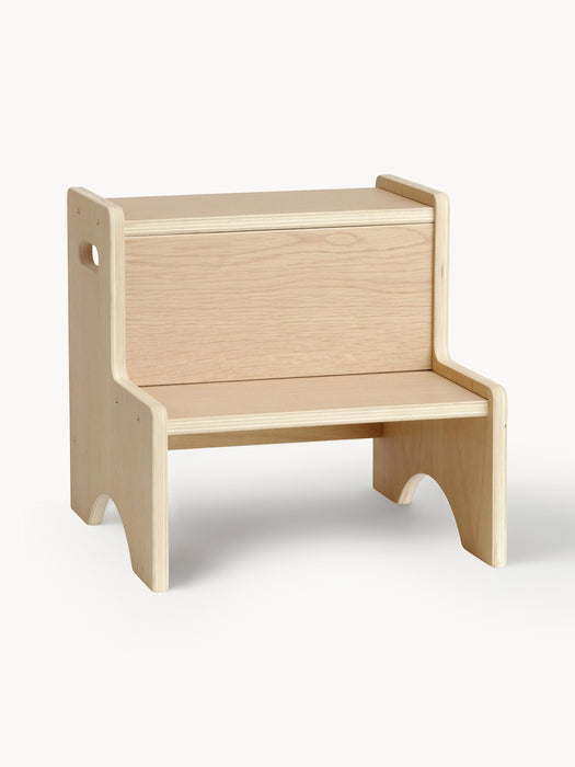 Wooden Step Stool Graffiti