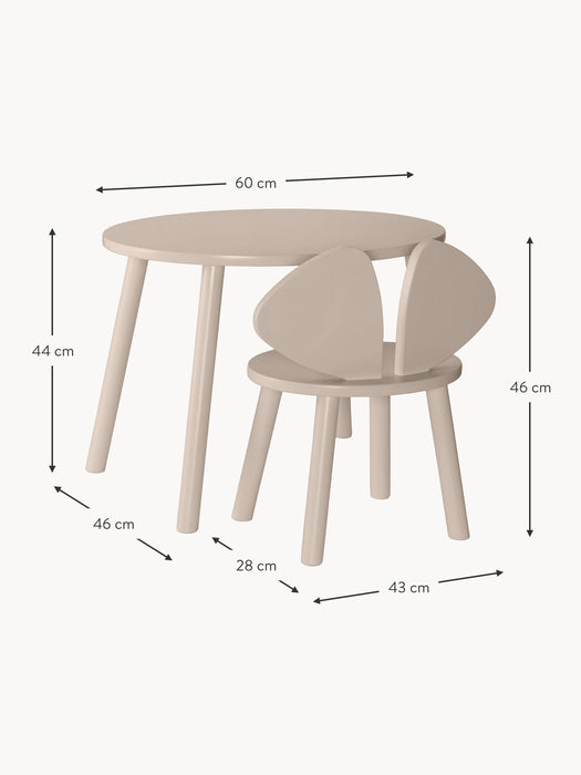 Kids Table Mouse with Kids Chair