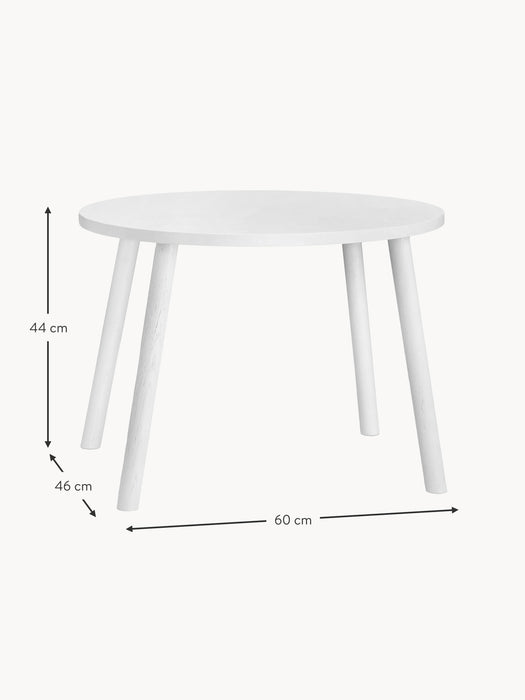 Kids Oval Wooden Table Mouse