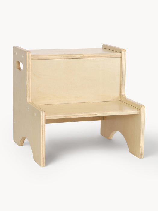Wooden Step Stool Graffiti