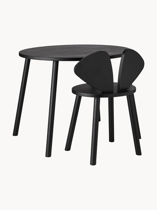Mouse Kids Wooden Furniture Set, 2-piece
