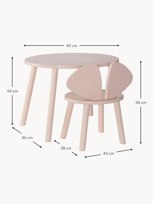 Kids Table Mouse with Kids Chair