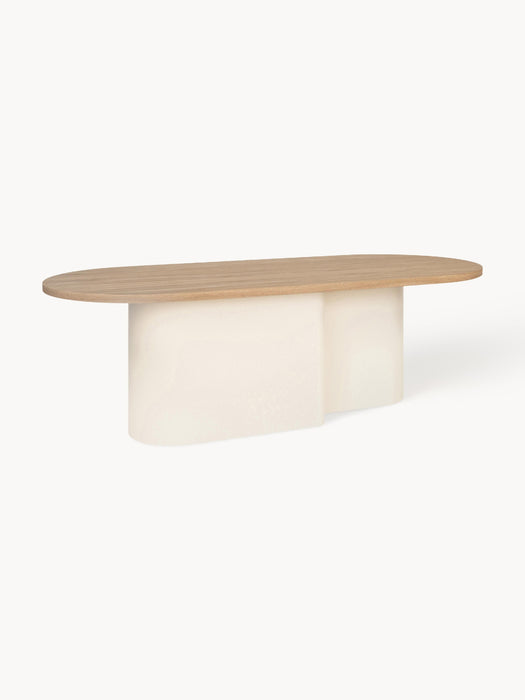 Oval Wooden Coffee Table Looi