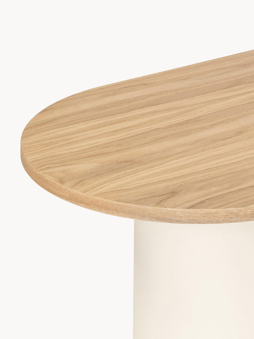 Oval Wooden Coffee Table Looi