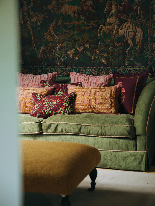 Handmade Cushion Cleo with Tufted Decorations
