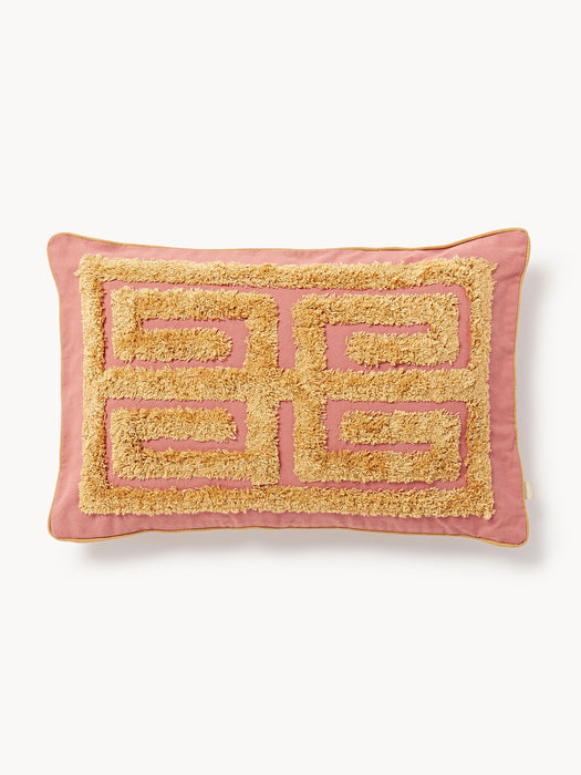 Handmade Cushion Cleo with Tufted Decorations