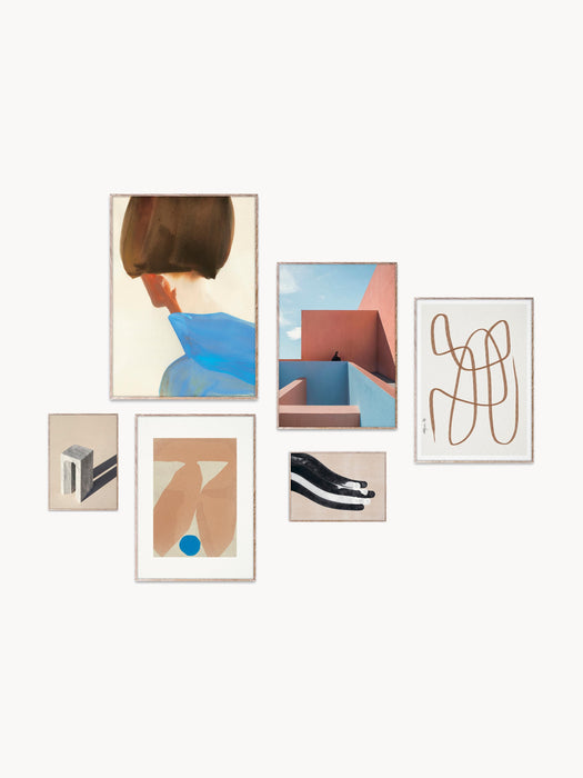 Posters Artwall no 19 with Frame Set of 6