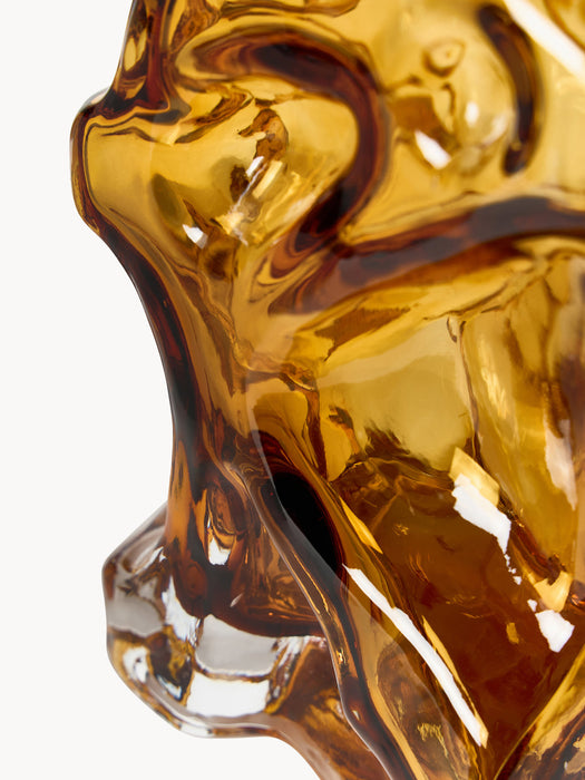 Ice Mouth-Blown Vase, H 25 cm