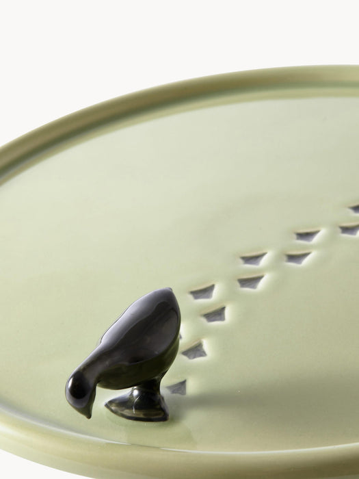 Walking Duck Handmade Ceramic Serving Plate