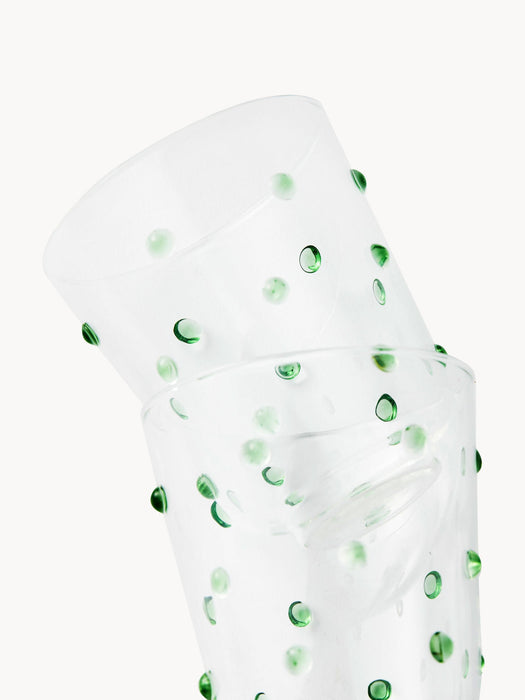 Nob Mouth-Blown Borosilicate Tumblers, Set of 2