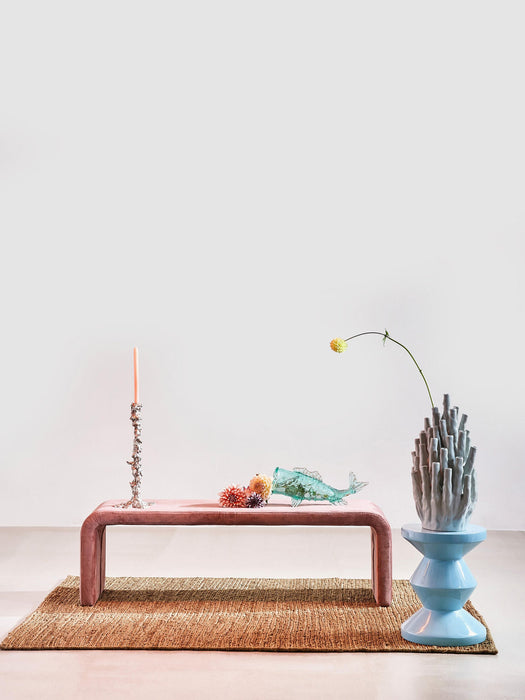 Fish Mouth-Blown Glass Storage Jar
