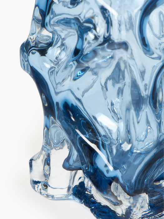 Ice Mouth-Blown Vase, H 25 cm