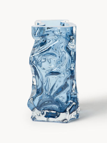 Ice Mouth-Blown Vase, H 25 cm