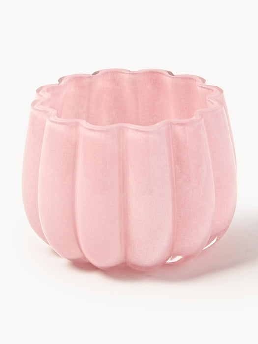 Mouth-Blown Glass Tealight Holder Melon