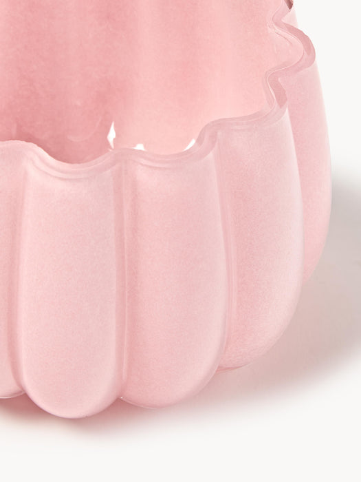 Mouth-Blown Glass Tealight Holder Melon