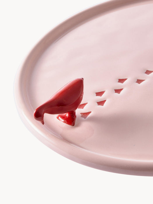 Walking Duck Handmade Ceramic Serving Plate