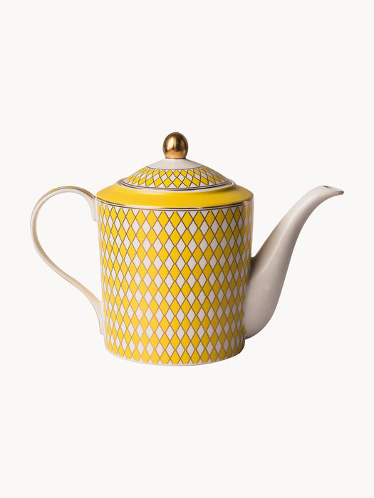 Chess Handmade Porcelain Teapot, 1.1 L