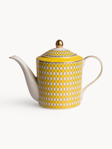 Chess Handmade Porcelain Teapot, 1.1 L