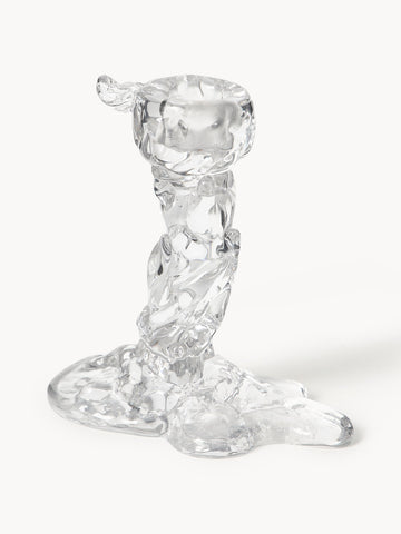 Drip Handmade Glass Candle Holder