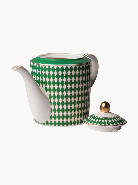 Chess Handmade Porcelain Teapot, 1.1 L
