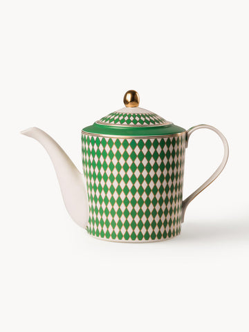 Chess Handmade Porcelain Teapot, 1.1 L