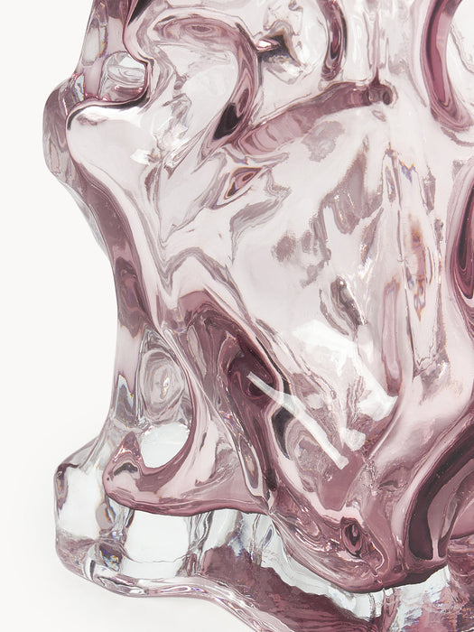 Ice Mouth-Blown Vase, H 25 cm