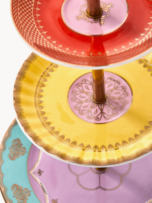 Grandpa Handmade Porcelain Tiered Serving Stand
