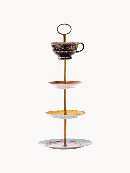 Grandpa Handmade Porcelain Tiered Serving Stand