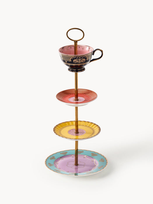 Grandpa Handmade Porcelain Tiered Serving Stand