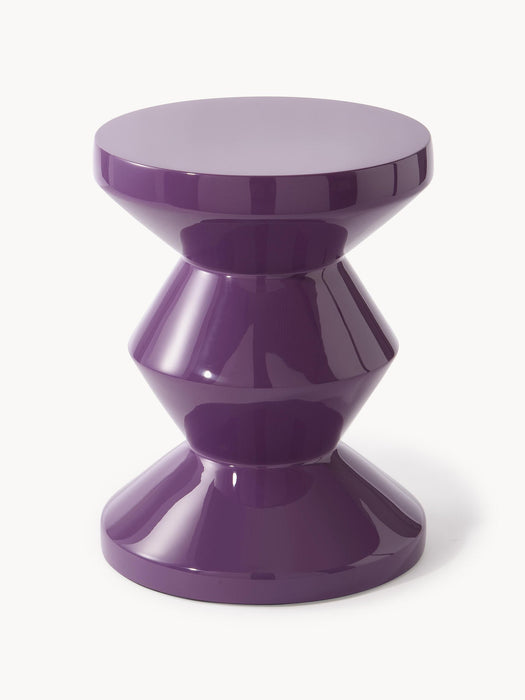 Zig Zag Round Side Table