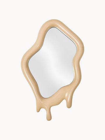Melting Wall Mirror in an Organic Shape