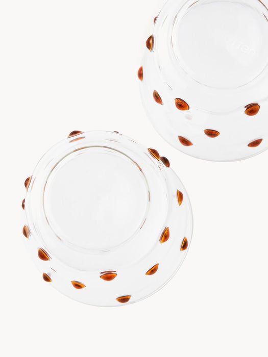 Nob Mouth-Blown Borosilicate Tumblers, Set of 2
