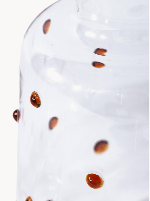 Nob Mouth-Blown Borosilicate Carafe, 2 L