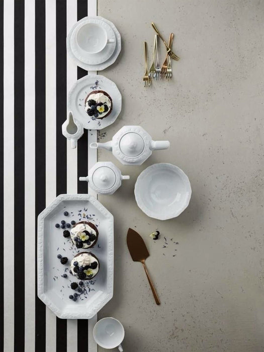 Porcelain Serving Bowl Maria White