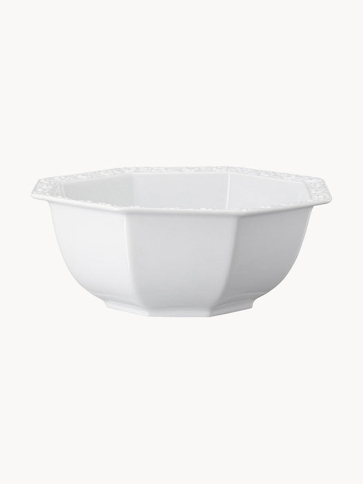 Porcelain Serving Bowl Maria White