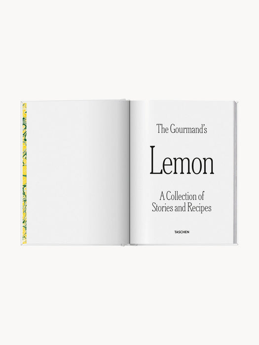 The Gourmand's Lemon. A Collection of Stories and Recipes Coffee Table Book, English Edition