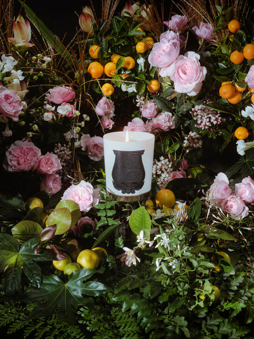 Handmade Scented Candle Rose Poivr e Amber Palmarosa Rose