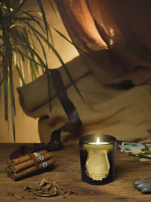 Handmade Scented Candle Cyrnos Black Fig Cedarwood Lavender & Pine