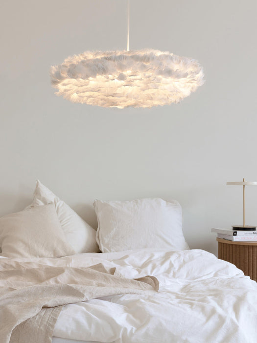 Eos Esther Large Pendant Light Made of Feathers, in various sizes