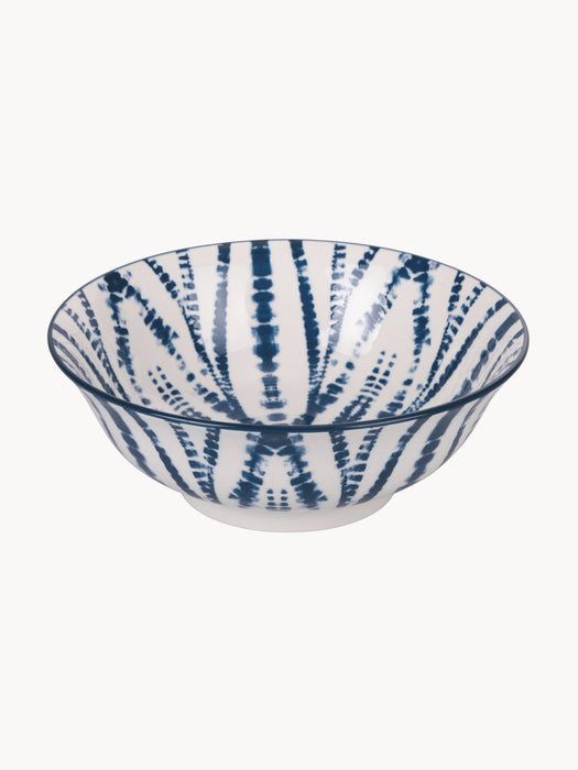 Porcelain Bowls Blue Set of 3