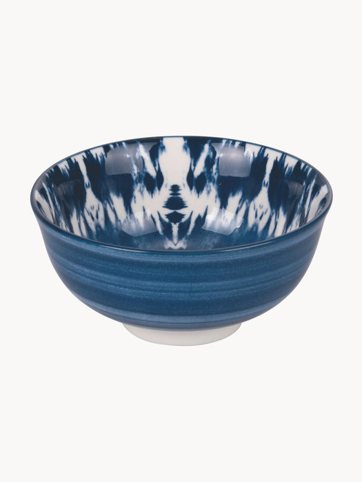 Porcelain Bowls Blue Set of 3