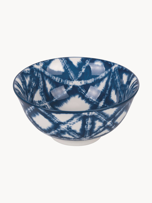 Porcelain Bowls Blue Set of 3