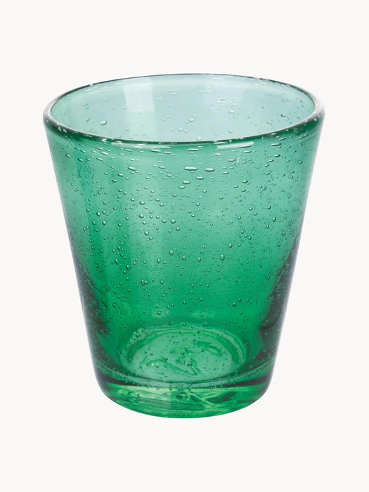 Mouth-Blown Tumblers Cancun with Air Bubbles Set of 6