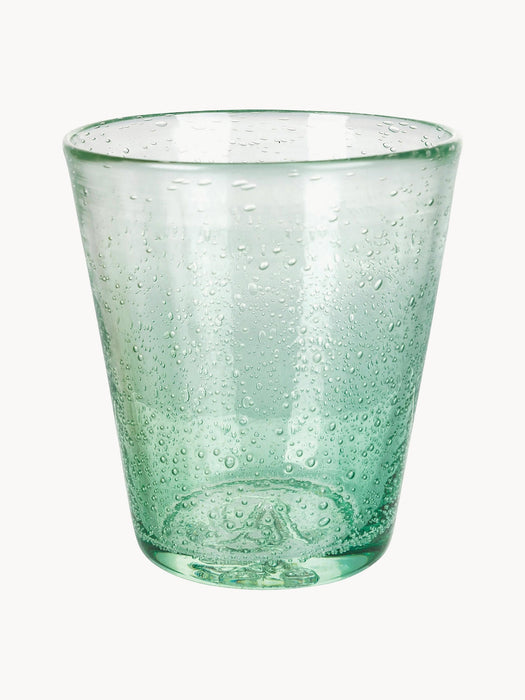 Mouth-Blown Tumblers Cancun with Air Bubbles Set of 6