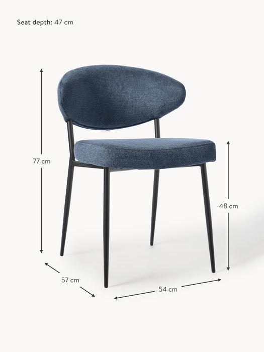 Upholstered Dining Chairs Adele Set of 2