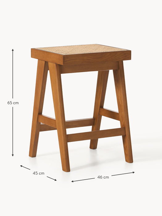 Counter Stool Sissi with Viennese Wickerwork