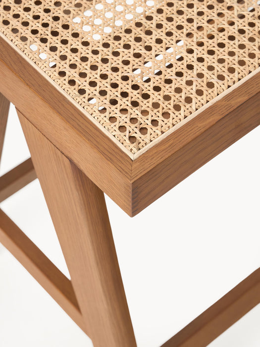 Counter Stool Sissi with Viennese Wickerwork